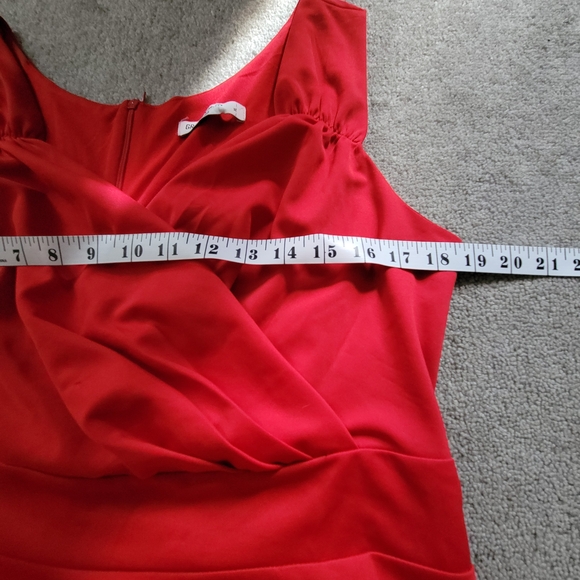 Grace Karin Chic Red Midi Dress Size US XL - Picture 5 of 12
